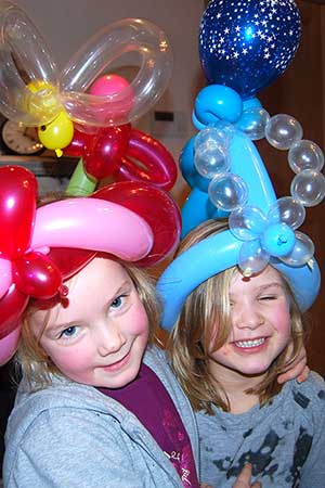 animation birthday party balloons